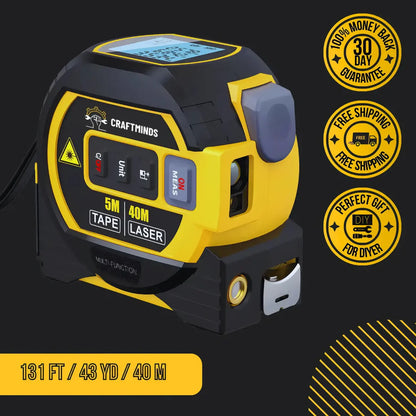 3 In 1 Laser Tape Measure