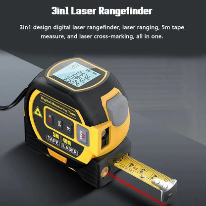 3 In 1 Laser Tape Measure